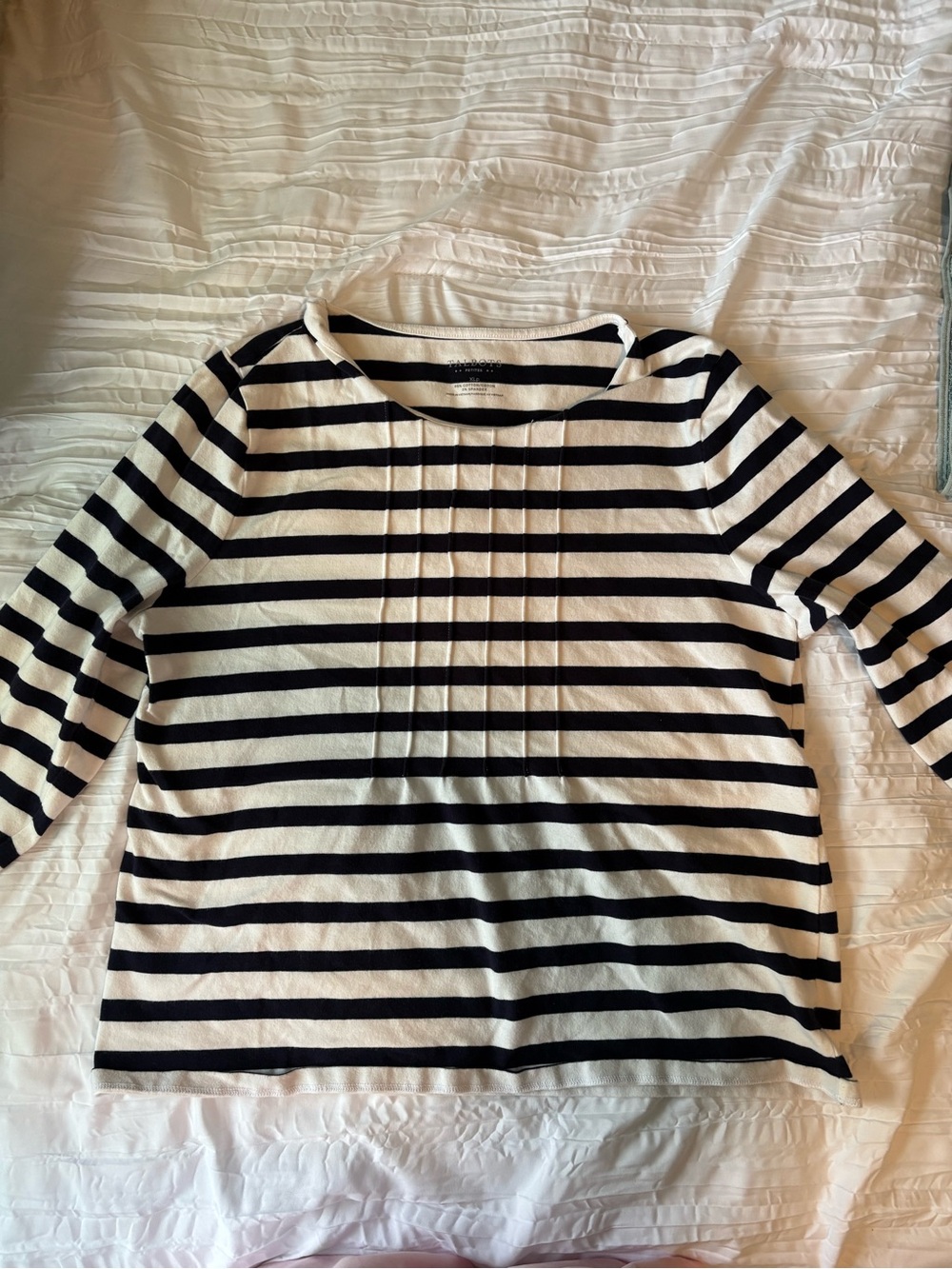 Talbots Nacy and White Striped Women's Top